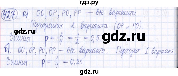 ГДЗ по алгебре 9 класс Мордкович Учебник, Задачник Базовый уровень задачник 2021 / итоговое повторение - 427, Решебник к задачнику 2021