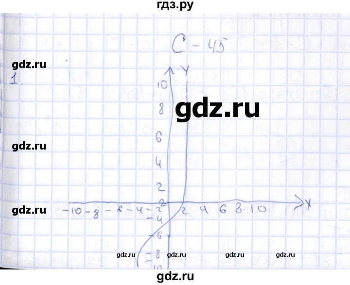 ГДЗ по алгебре 10 класс Ивлев  Дидактические материалы  самостоятельная работа / вариант 1 - 45, Решебник