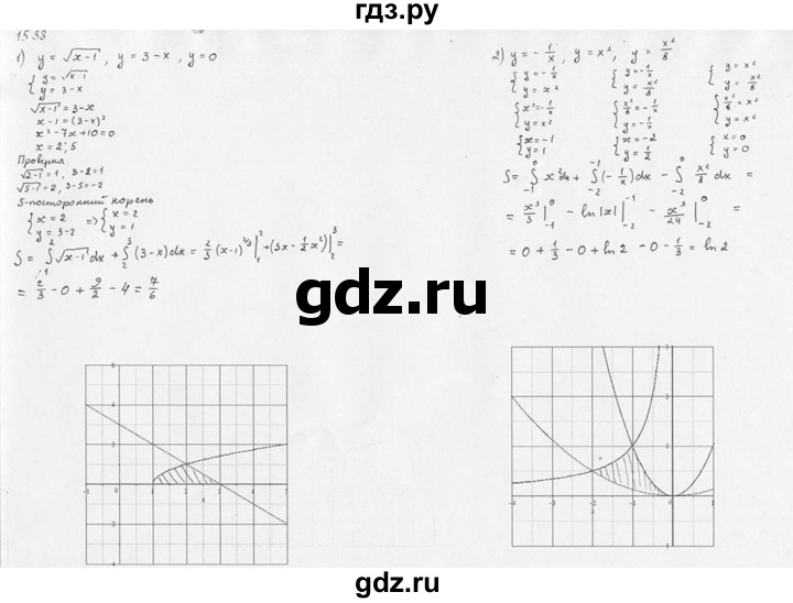 ГДЗ по алгебре 10‐11 класс  Алимов  Базовый и углубленный уровень упражнение - 1538, Решебник №1