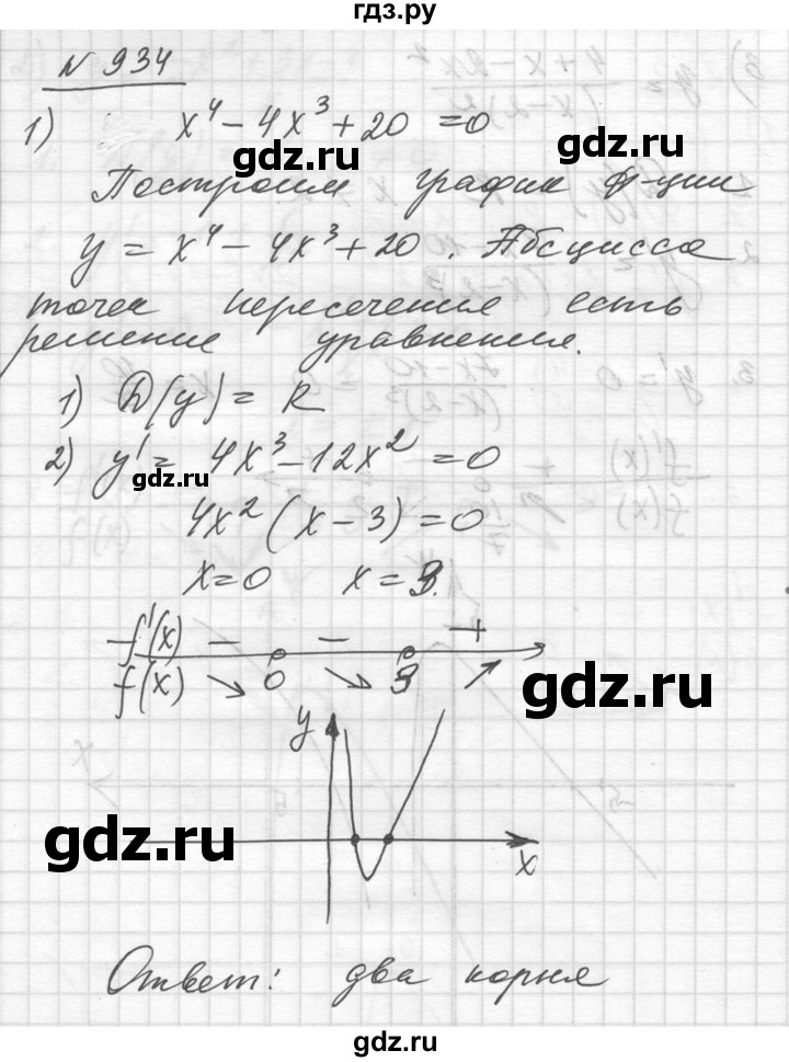 ГДЗ по алгебре 10‐11 класс  Алимов  Базовый и углубленный уровень упражнение - 934, Решебник №1