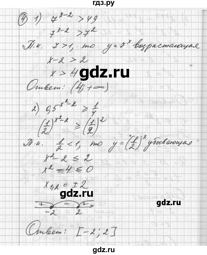 ГДЗ по алгебре 10‐11 класс  Алимов  Базовый и углубленный уровень проверь себя, глава - 3, Решебник №1