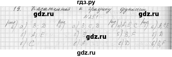 ГДЗ по алгебре 10‐11 класс  Колмогоров   номер - 251, Решебник №1