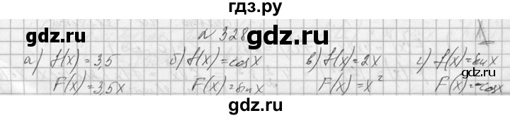 ГДЗ по алгебре 10‐11 класс  Колмогоров   номер - 328, Решебник №1