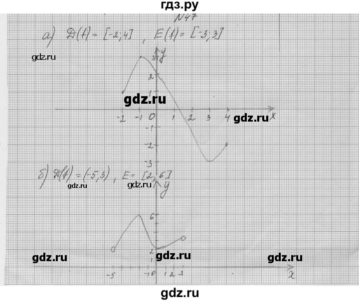 ГДЗ по алгебре 10‐11 класс  Колмогоров   номер - 47, Решебник №1