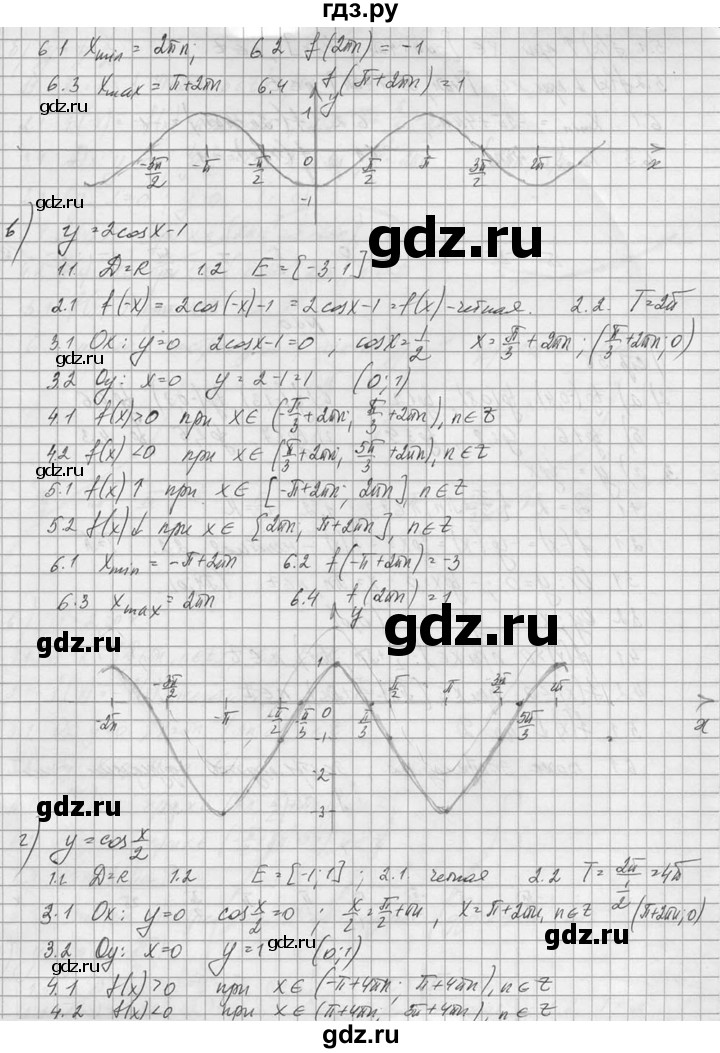 ГДЗ по алгебре 10‐11 класс  Колмогоров   вопросы и задачи на повторение / страница 91 - 19, Решебник №1