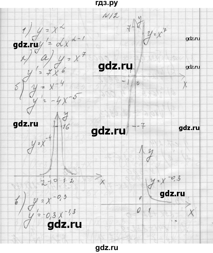 ГДЗ по алгебре 10‐11 класс  Колмогоров   вопросы и задачи на повторение / страница 273 - 12, Решебник №1