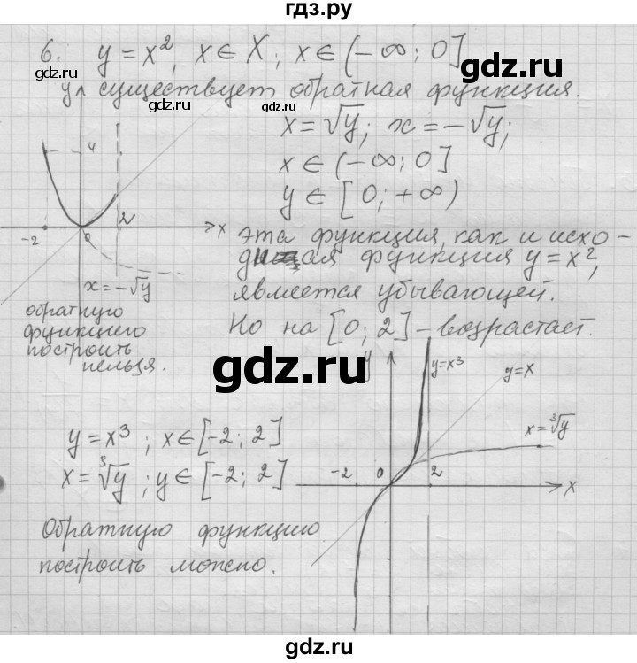 ГДЗ по алгебре 10‐11 класс  Мордкович Учебник, Задачник Базовый уровень §3 - 3.6, Решебник к учебнику