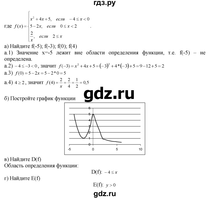 ГДЗ по алгебре 10‐11 класс  Мордкович Учебник, Задачник Базовый уровень §1 - 1.19, Решебник к задачнику