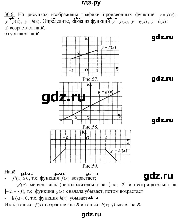 ГДЗ по алгебре 10‐11 класс  Мордкович Учебник, Задачник Базовый уровень §30 - 30.6, Решебник к задачнику