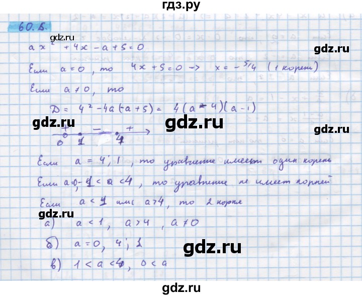 ГДЗ по алгебре 10‐11 класс  Мордкович Учебник, Задачник Базовый уровень §60 - 60.6, Решебник к задачнику