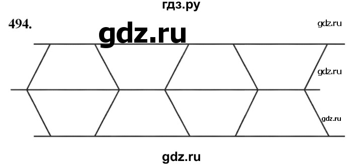 ГДЗ по геометрии 7‐9 класс  Атанасян  Базовый уровень глава 6. задача - 494, Решебник 2024