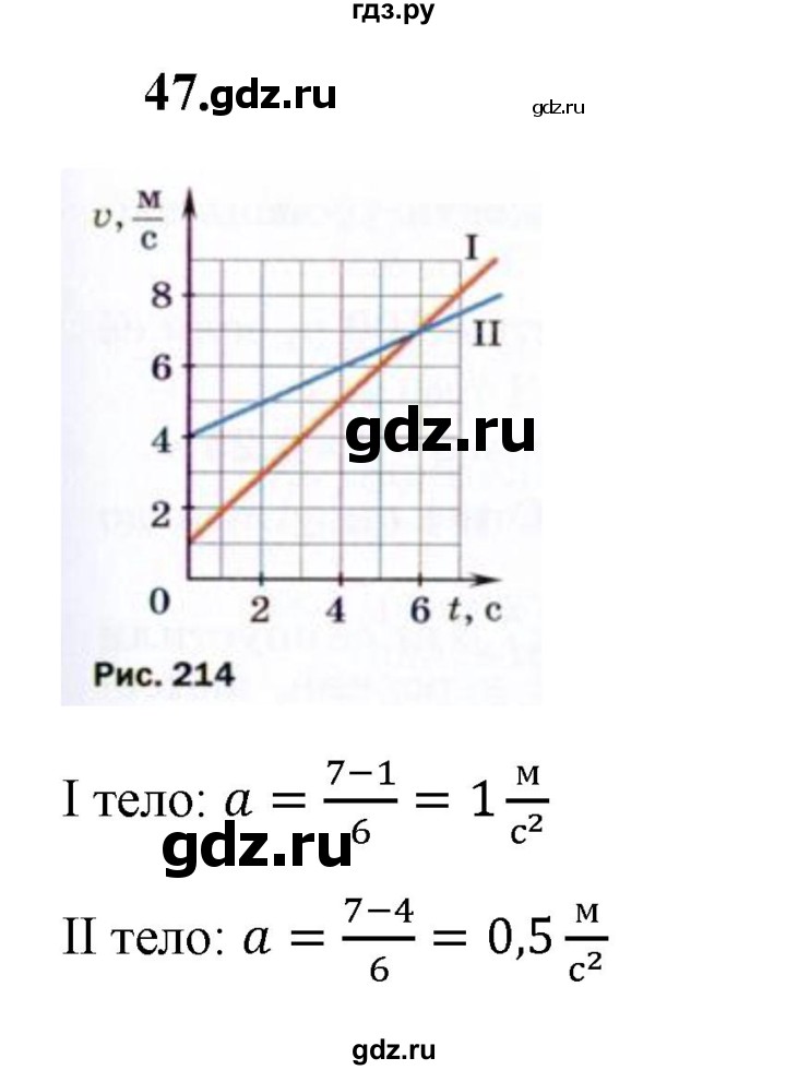 ГДЗ по физике 7 класс  Перышкин  Базовый уровень задача - 47, Решебник к учебнику 2021 (Просвещение)