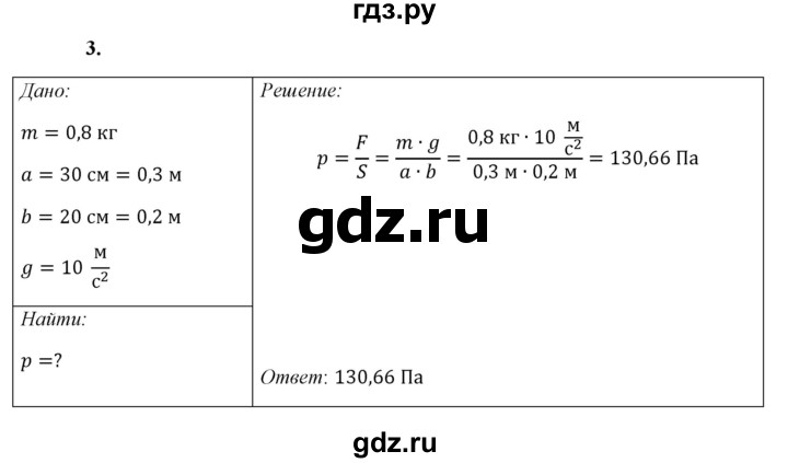 ГДЗ по физике 7 класс  Перышкин  Базовый уровень §35 / задание - 3, Решебник к учебнику 2023 (Просвещение)