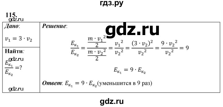 ГДЗ по физике 7 класс  Перышкин  Базовый уровень задача - 115, Решебник к учебнику 2023 (Просвещение)