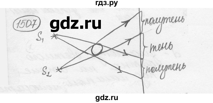 ГДЗ по физике 7‐9 класс Лукашик сборник задач  номер - 1507, решебник