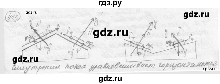 ГДЗ по физике 7‐9 класс Лукашик сборник задач  номер - 413, решебник