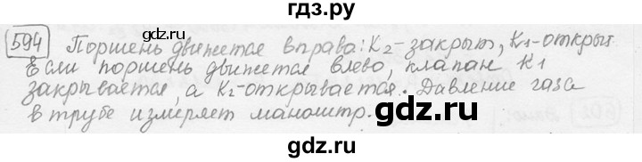 ГДЗ по физике 7‐9 класс Лукашик сборник задач  номер - 594, решебник
