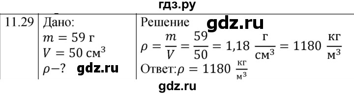 ГДЗ по физике 7‐9 класс Лукашик сборник задач  §11 - 11.29 [256], Решебник 2023