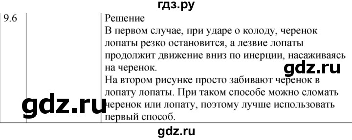 ГДЗ по физике 7‐9 класс Лукашик сборник задач  §9 - 9.6 [176], Решебник 2023