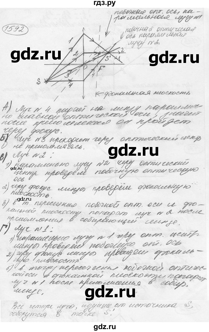 ГДЗ по физике 7‐9 класс Лукашик сборник задач  §69 - 69.10 [1592], Решебник 2015