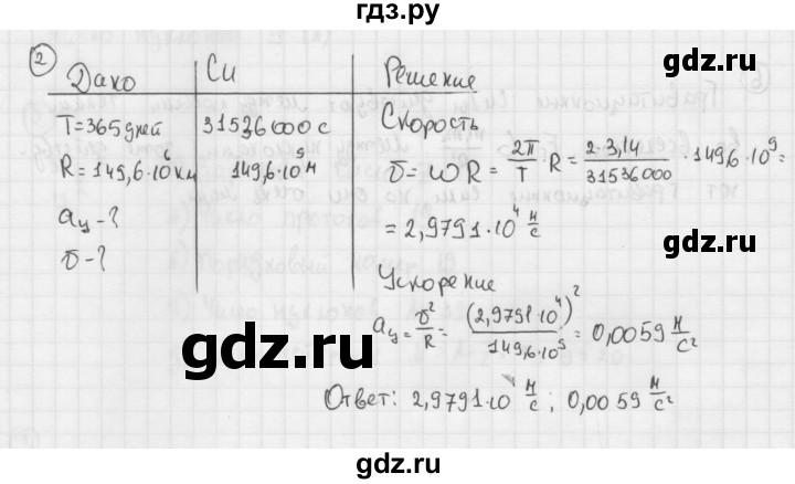 ГДЗ по физике 9 класс Перышкин  Базовый уровень §64 / упражнение 49 (2014) - 2, Решебник №1 к учебнику 2014