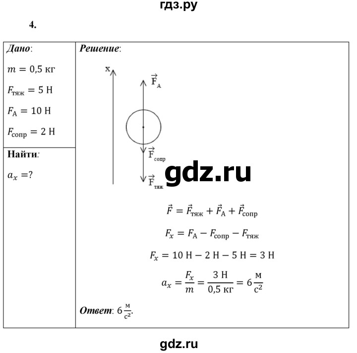 ГДЗ по физике 9 класс Перышкин  Базовый уровень §11 / упражнение 11 - 4, Решебник к учебнику 2021 (Просвещение)