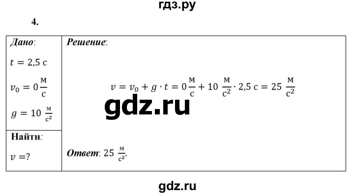ГДЗ по физике 9 класс Перышкин  Базовый уровень §13 / упражнение 13 - 4, Решебник к учебнику 2021 (Просвещение)