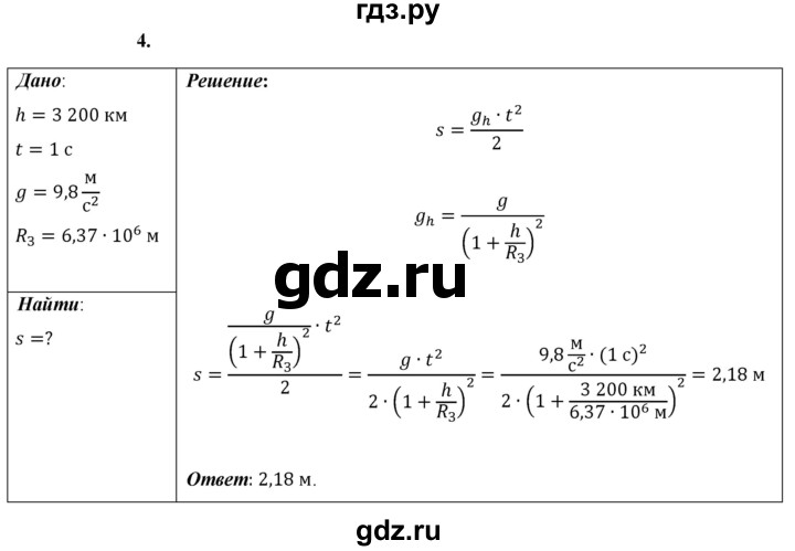 ГДЗ по физике 9 класс Перышкин  Базовый уровень §21 / упражнение 21 - 4, Решебник к учебнику 2021 (Просвещение)