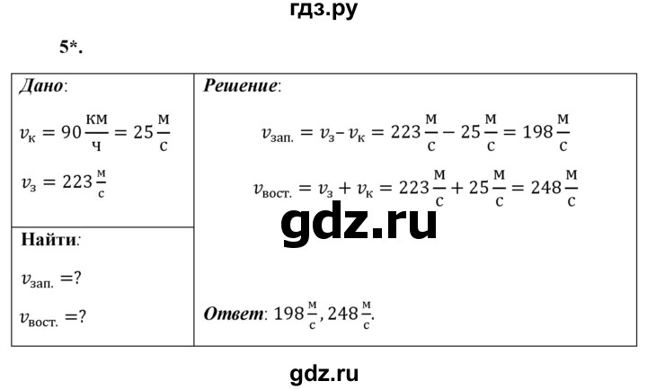 ГДЗ по физике 9 класс Перышкин  Базовый уровень §9 / упражнение 9 - 5, Решебник к учебнику 2021 (Просвещение)
