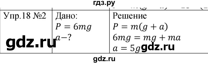 ГДЗ по физике 9 класс Перышкин  Базовый уровень §18 / упражнение 18 (2023) - 2, Решебник к учебнику 2023 (Просвещение)