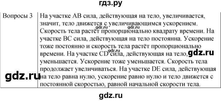 ГДЗ по физике 9 класс Перышкин  Базовый уровень §12 / обсуди с товарищами - 3, Решебник к учебнику 2023 (Просвещение)