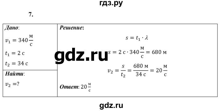 ГДЗ по физике 9 класс Перышкин  Базовый уровень §38 / упражнение 36 (2023) - 7, Решебник к учебнику 2023 (Просвещение)