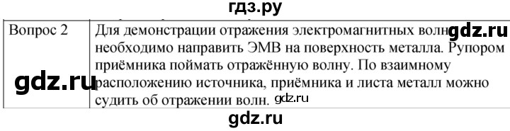 ГДЗ по физике 9 класс Перышкин  Базовый уровень §53 / вопрос - 2, Решебник к учебнику 2023 (Просвещение)