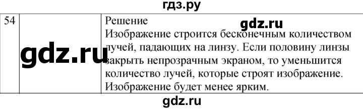 ГДЗ по физике 9 класс Перышкин  Базовый уровень задача - 54, Решебник к учебнику 2023 (Просвещение)