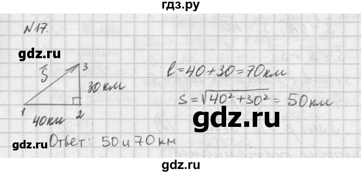 ГДЗ по физике 10‐11 класс  Рымкевич задачник  номер - 17, решебник