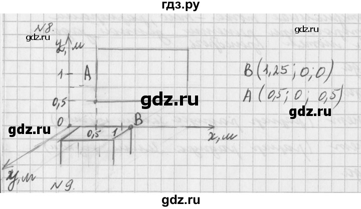 ГДЗ по физике 10‐11 класс  Рымкевич задачник  номер - 8, решебник