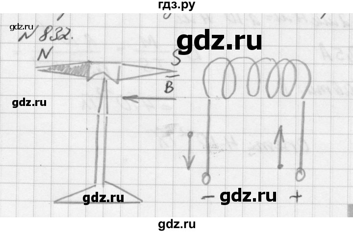 ГДЗ по физике 10‐11 класс  Рымкевич задачник  номер - 832, решебник