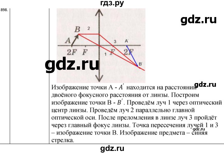 ГДЗ по физике 10‐11 класс Парфентьева сборник задач (Мякишев)  11 класс - 898, Решебник