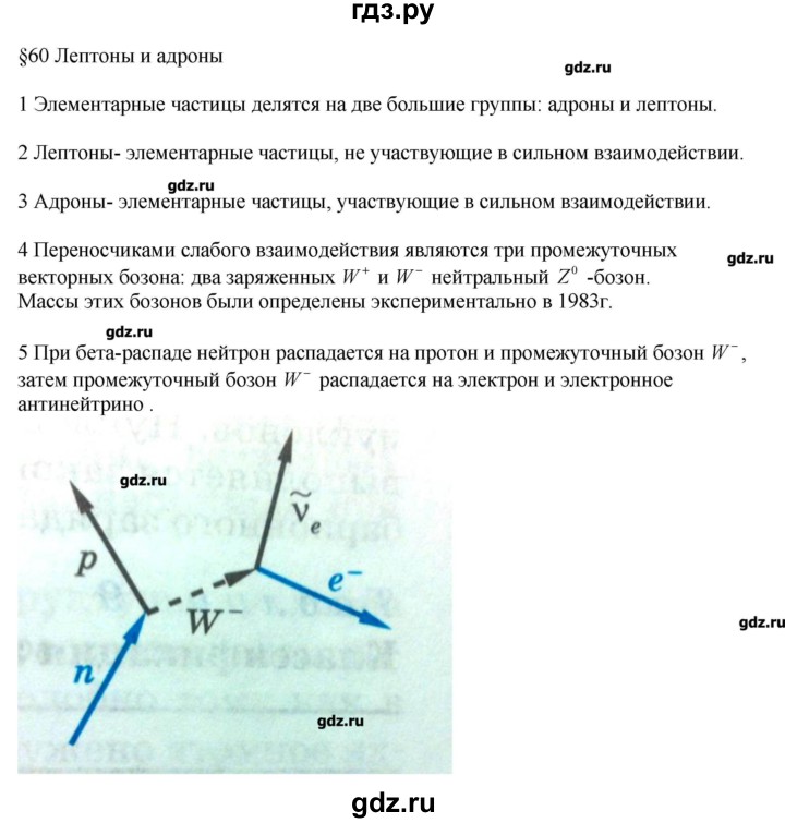 ГДЗ по физике 11 класс Касьянов  Базовый уровень вопрос - 60, Решебник 