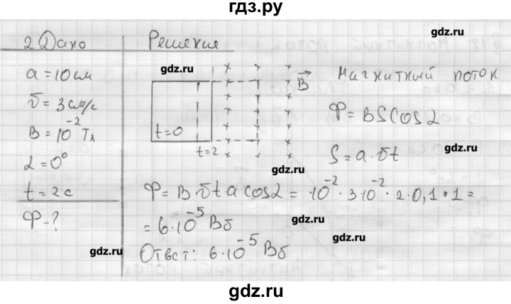 ГДЗ по физике 11 класс Касьянов  Базовый уровень задача / параграф 18 - 2, Решебник 