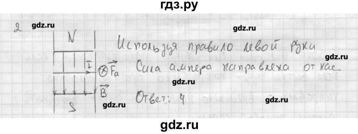ГДЗ по физике 11 класс Касьянов  Базовый уровень проверь себя / глава 2 - 2, Решебник 