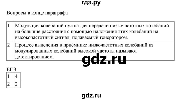 ГДЗ по физике 11 класс  Мякишев  Базовый и углубленный уровень страница - 154, Решебник 2024