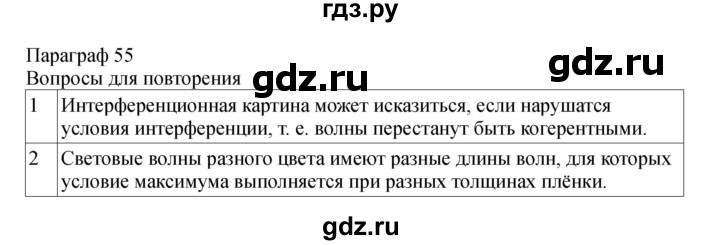 ГДЗ по физике 11 класс  Мякишев  Базовый и углубленный уровень страница - 211, Решебник 2024