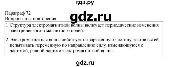 ГДЗ по физике 11 класс  Мякишев  Базовый и углубленный уровень страница - 272, Решебник 2024