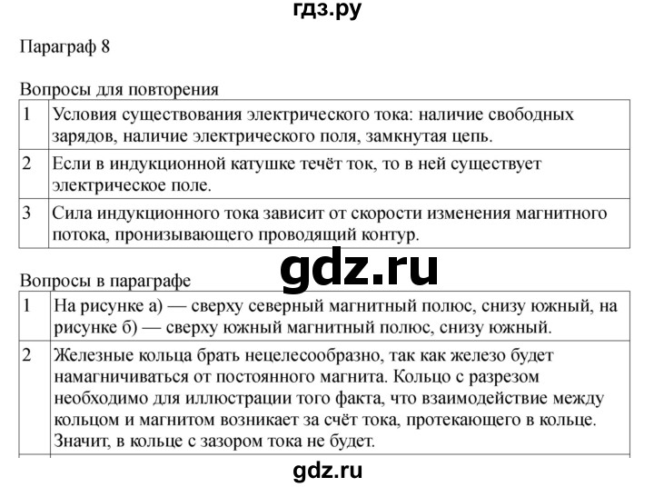 ГДЗ по физике 11 класс  Мякишев  Базовый и углубленный уровень страница - 35, Решебник 2024