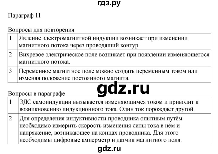 ГДЗ по физике 11 класс  Мякишев  Базовый и углубленный уровень страница - 47, Решебник 2024