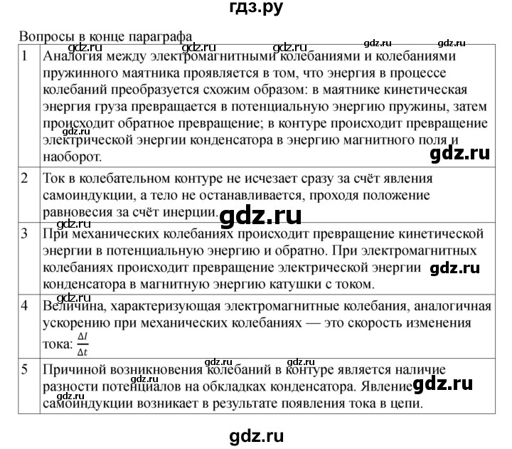 ГДЗ по физике 11 класс  Мякишев  Базовый и углубленный уровень страница - 79, Решебник 2024