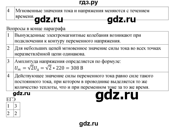 ГДЗ по физике 11 класс  Мякишев  Базовый и углубленный уровень страница - 90, Решебник 2024