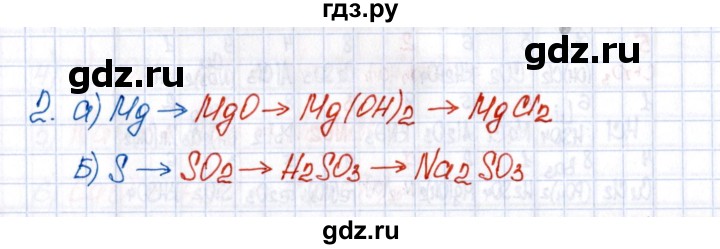 ГДЗ по химии 8 класс Еремин рабочая тетрадь  § 38 - 2, Решебник №1