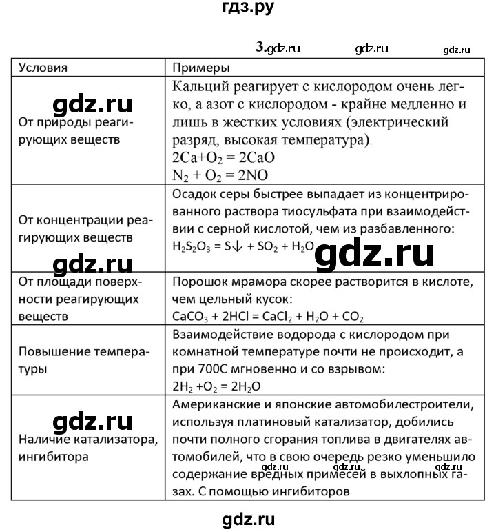 ГДЗ по химии 9 класс  Рудзитис   §3 / подумай, ответь, выполни - 3, Решебник к учебнику 2022